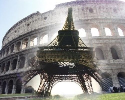[1] Tour Eiffel Su Colosseo